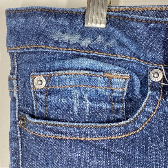 Refuge Distressed Denim Jeans Blue Size Youth Girls 13 L - Picture 3 of 8